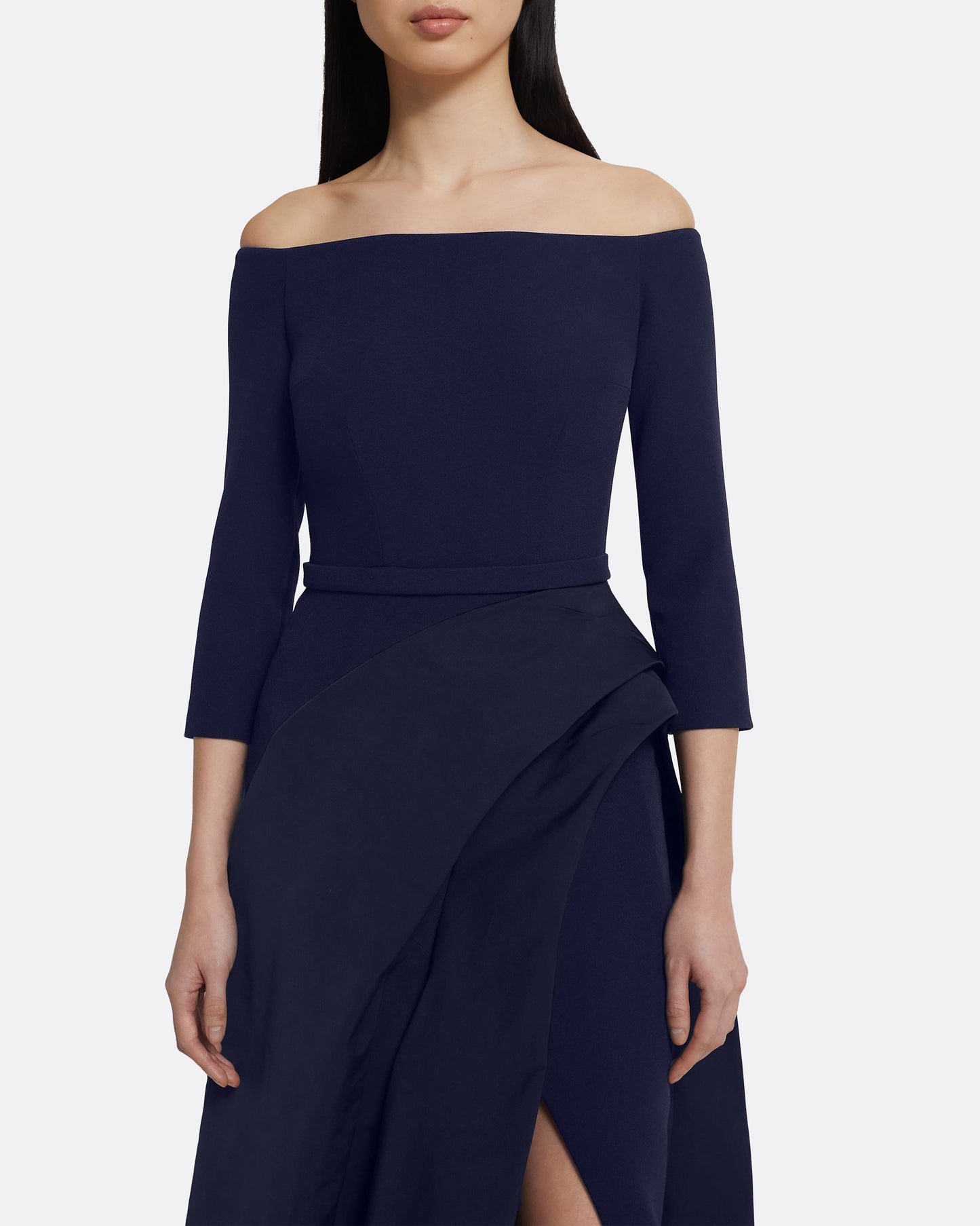 Nila Long Dress in Azurite