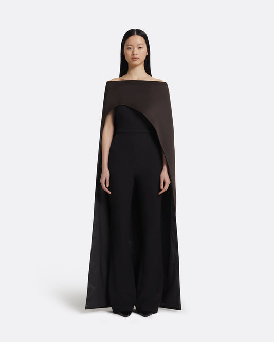 Myrine Jumpsuit & Maddox Harness in Peat Brown