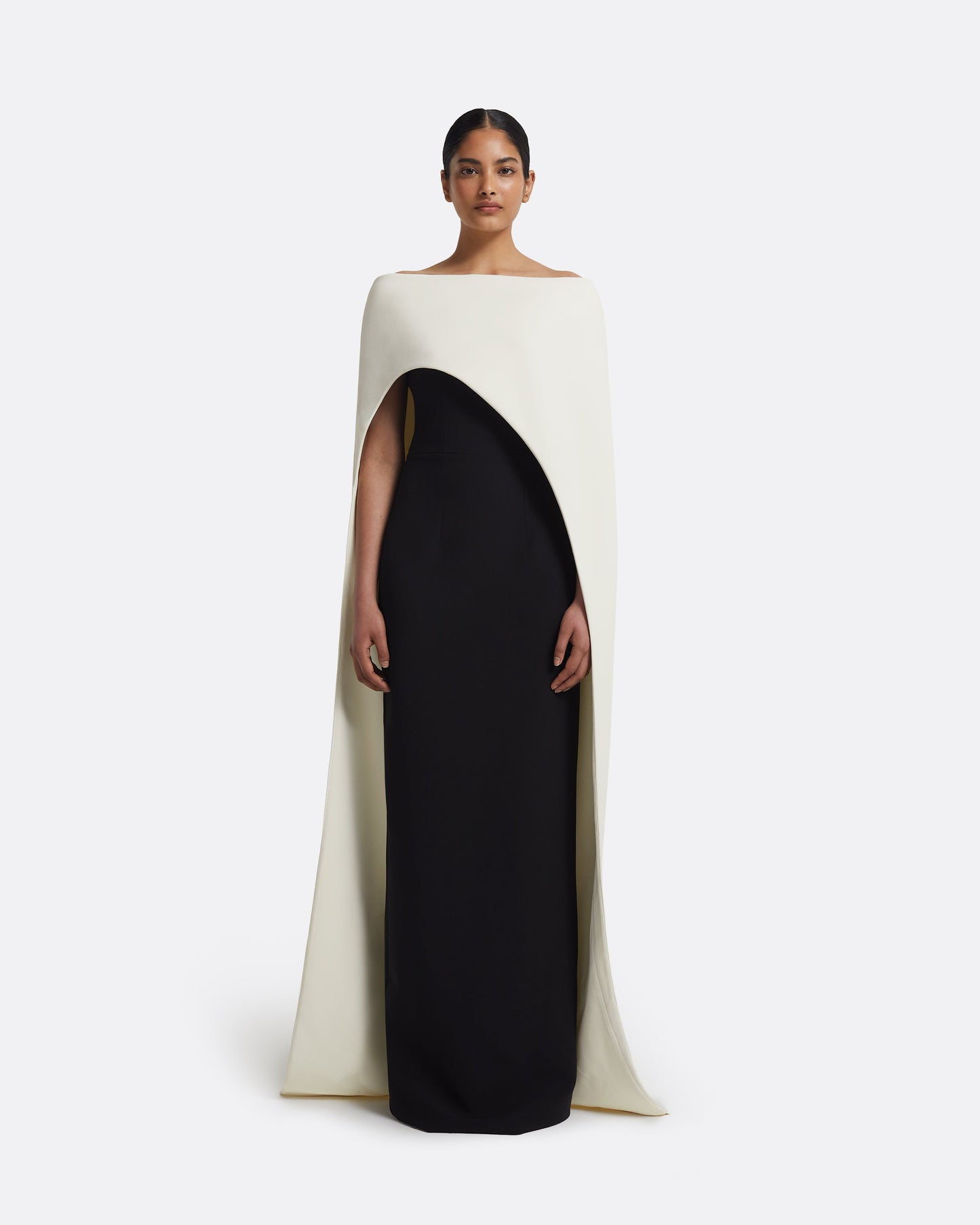 Azrael Long Dress & Maddox Harness in Ivory
