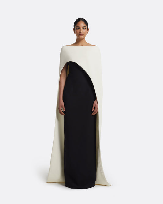 Azrael Long Dress & Maddox Harness in Ivory