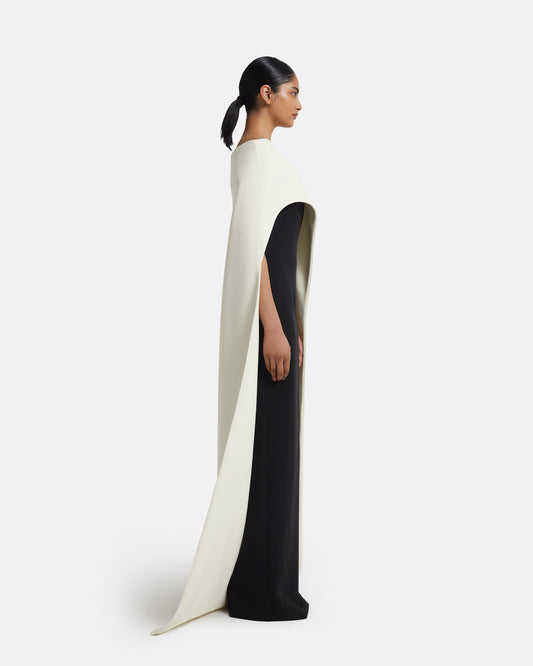 Azrael Long Dress & Maddox Harness in Ivory