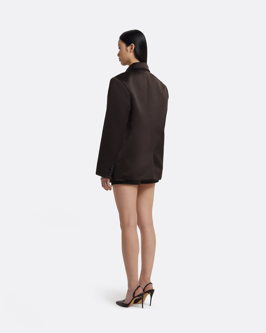 Maurissa Jacket in Peat Brown
