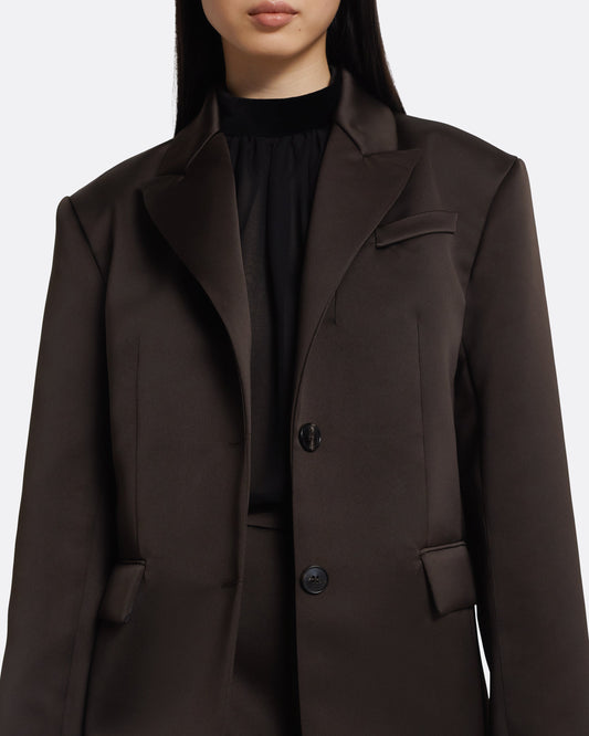 Maurissa Jacket in Peat Brown