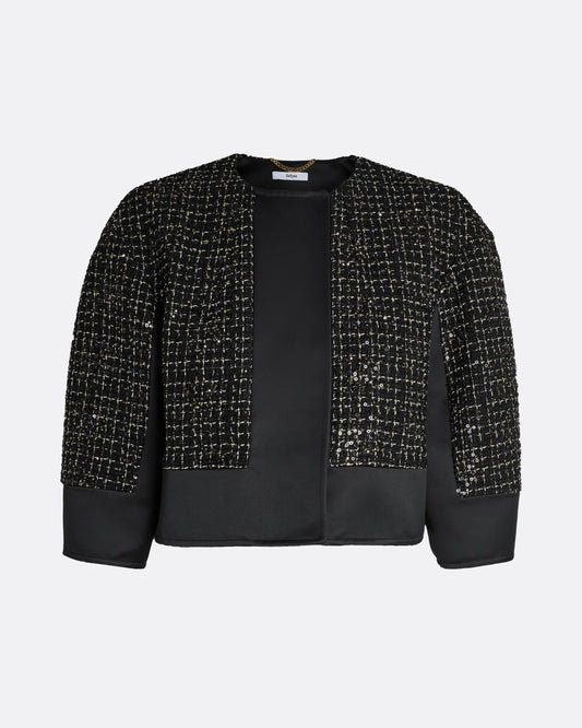 Chaya Jacket in Black on Black & Gold