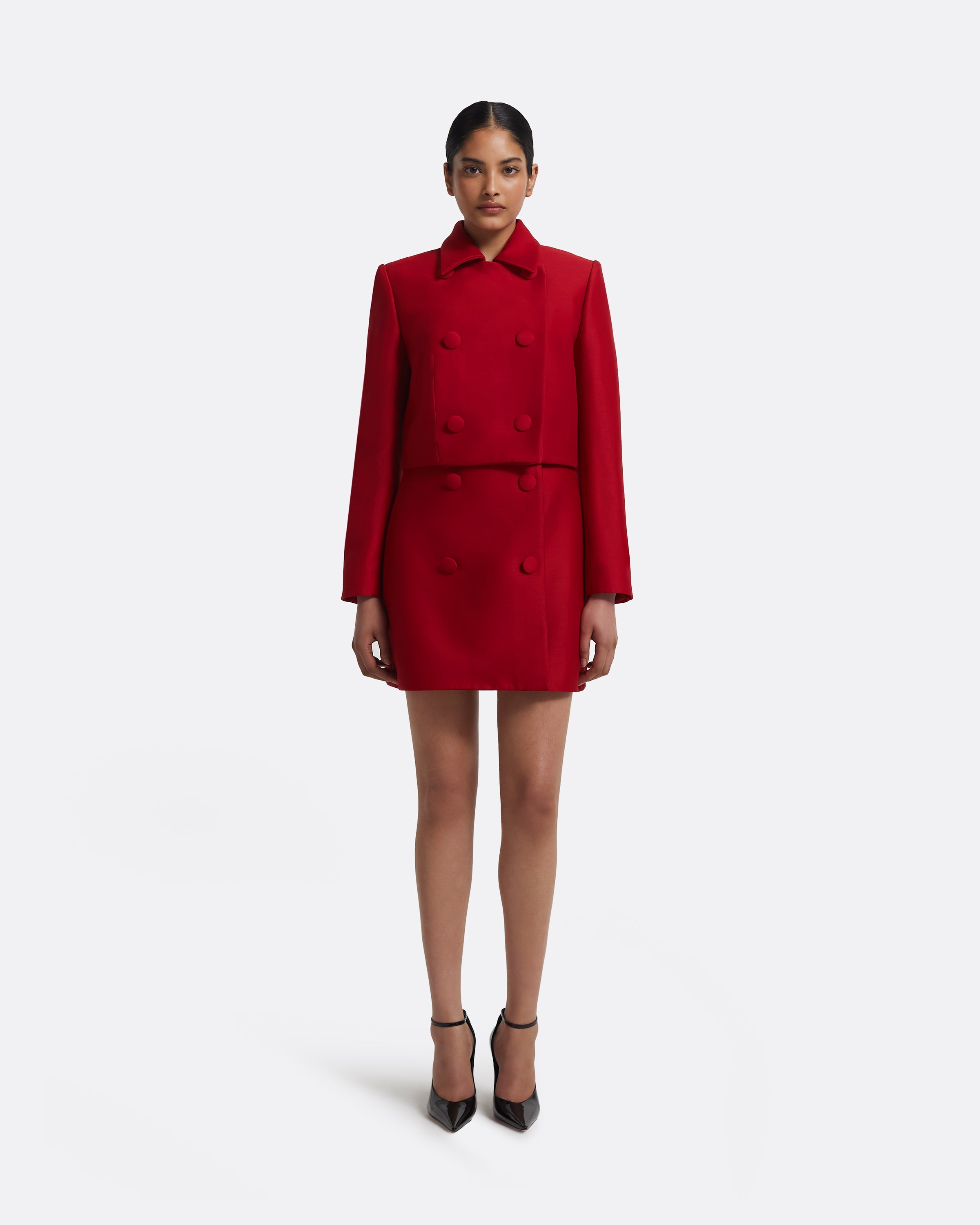Yuki Skirt in Radiant Red