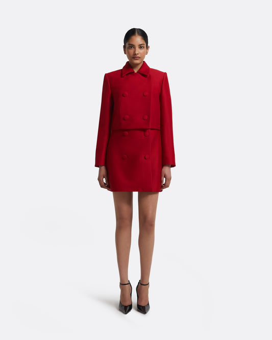 Yuki Skirt in Radiant Red