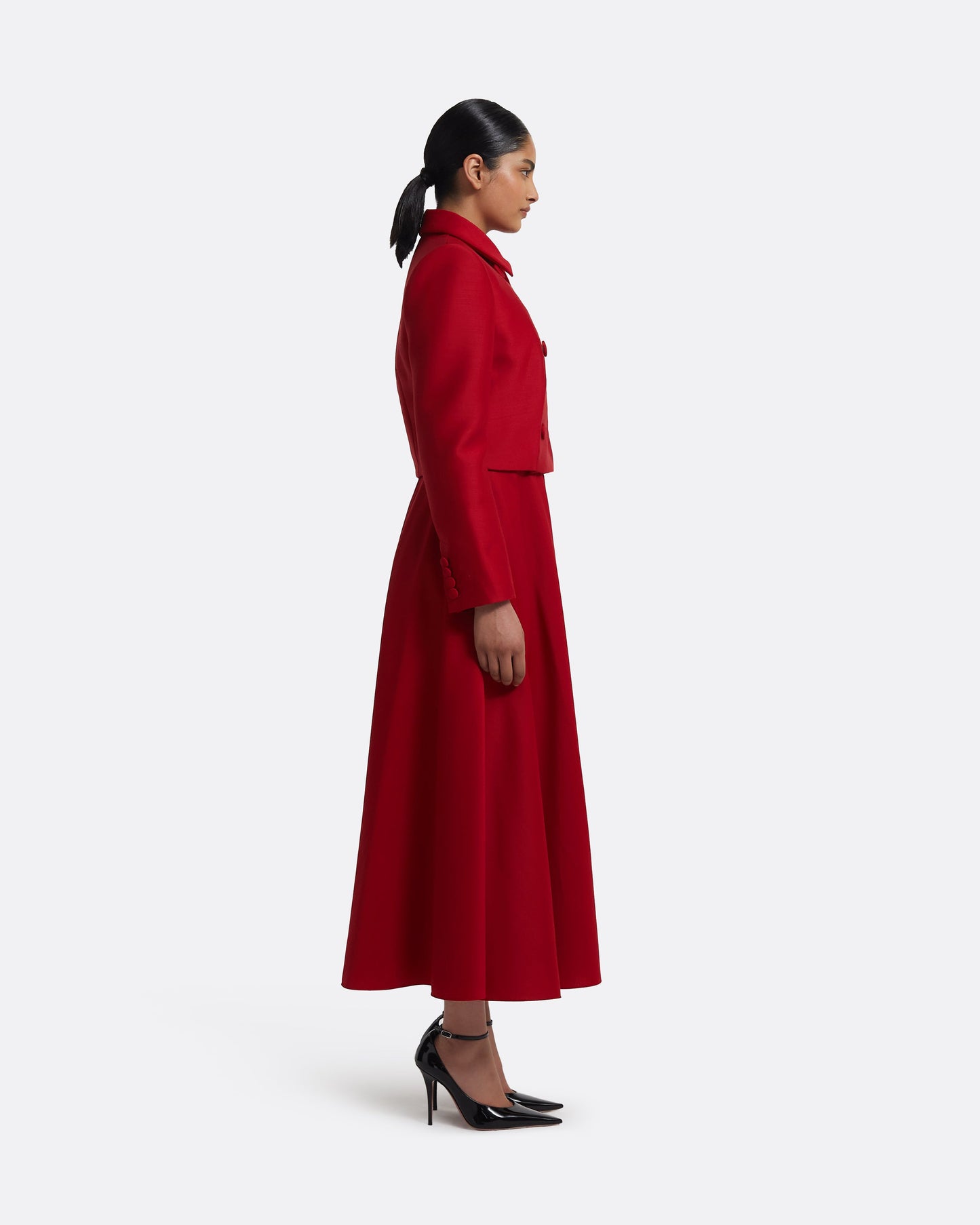 Miwa Skirt in Radiant Red