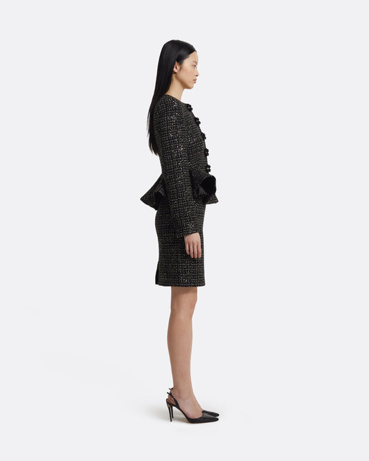 Ayaka Skirt in Black & Gold
