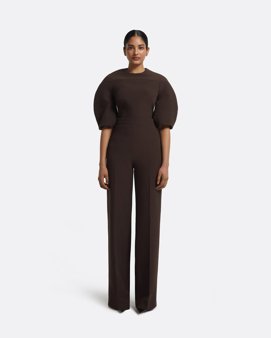 Orla Trousers in Peat Brown