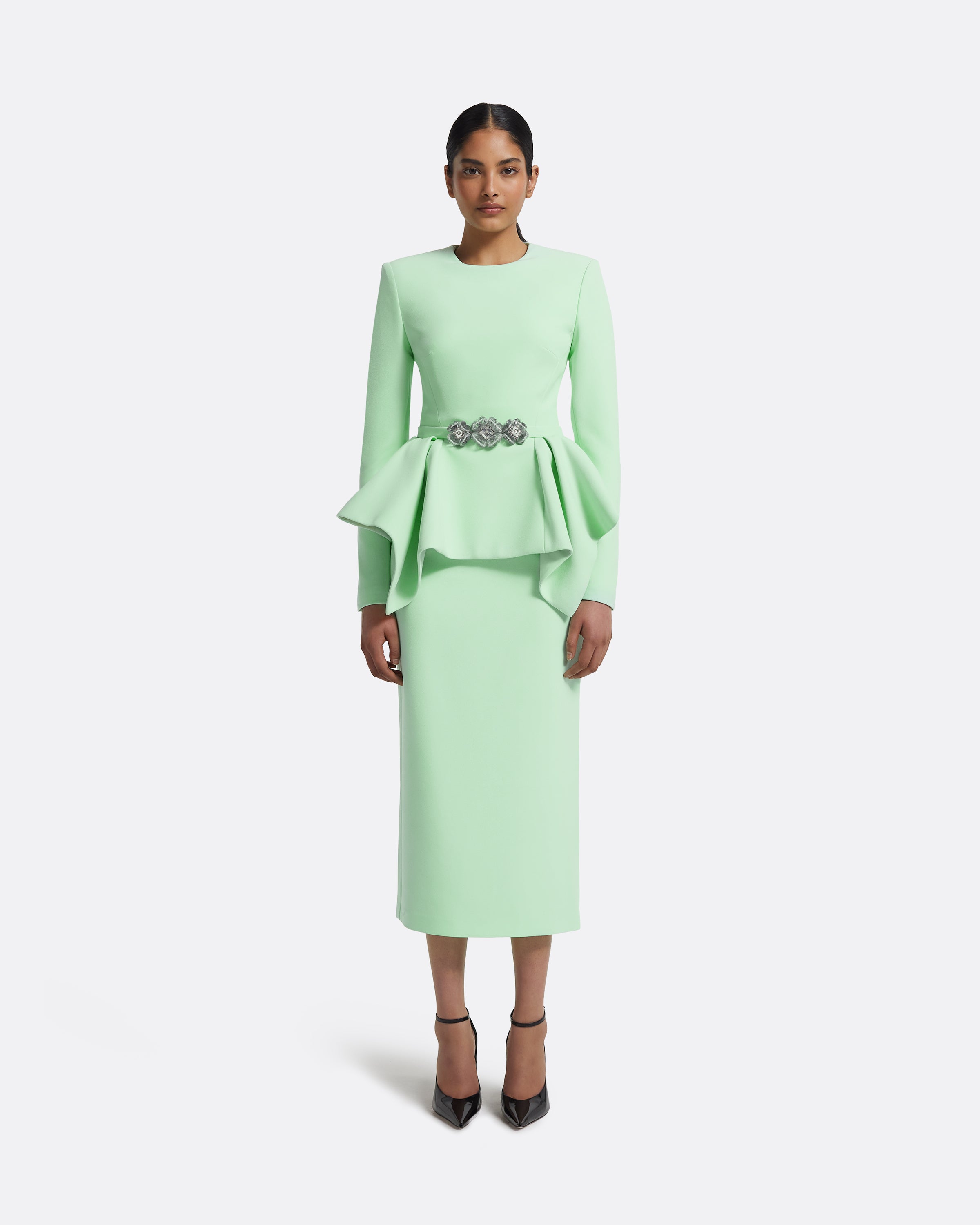 Pomona Skirt in Brook Green