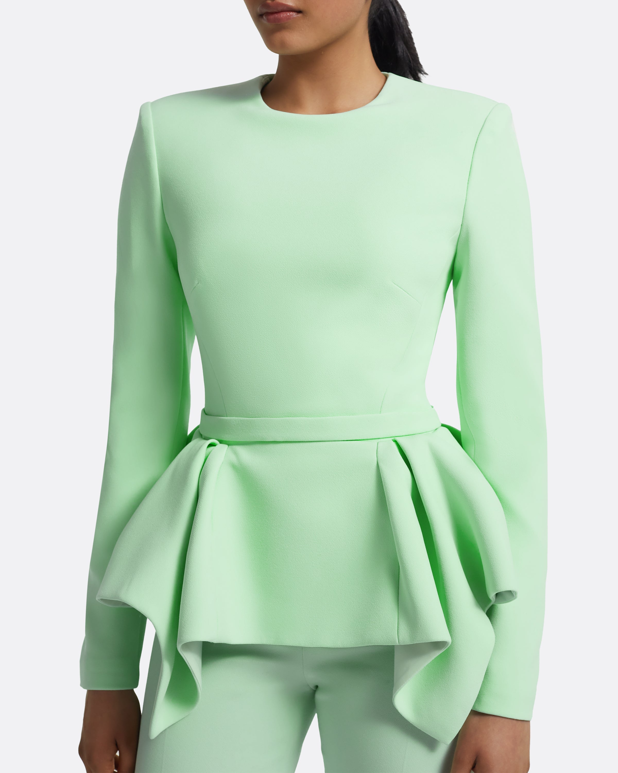 国内発| Safiyaa コントラストシーム シャツミディドレス Safiyaa US | Luxury Ready-To-Wear & Demi-Couture Clothing
