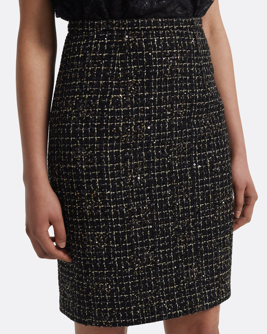 Ayaka Skirt in Black & Gold