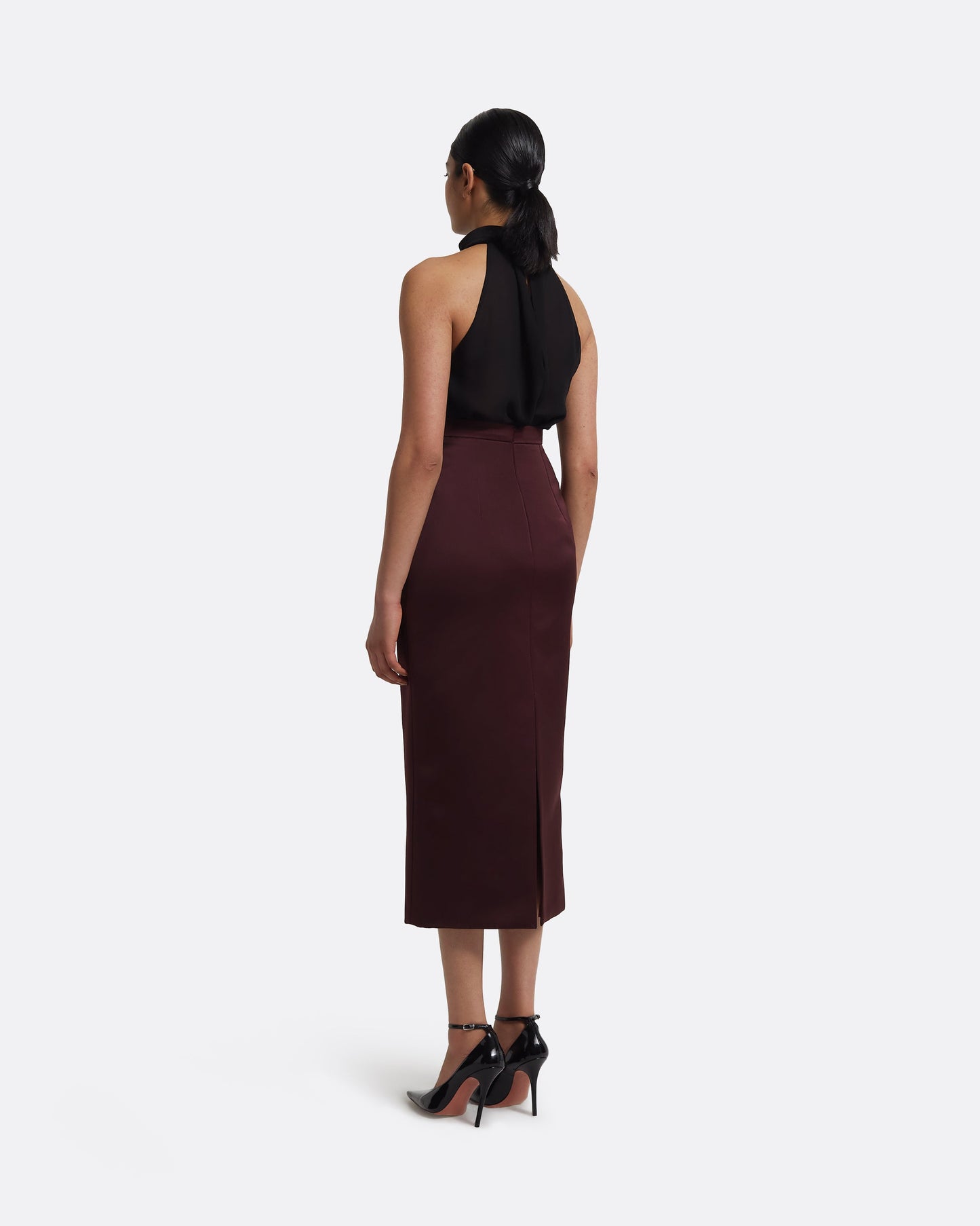 Grainee Skirt in Wine