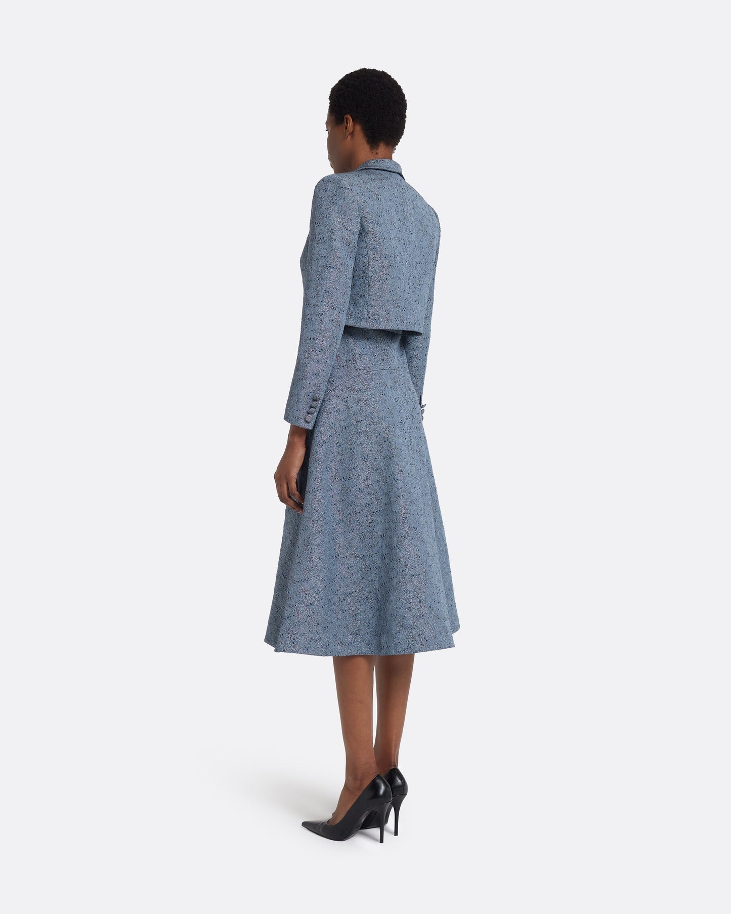 Sabia Jacket in Denim Jacquard