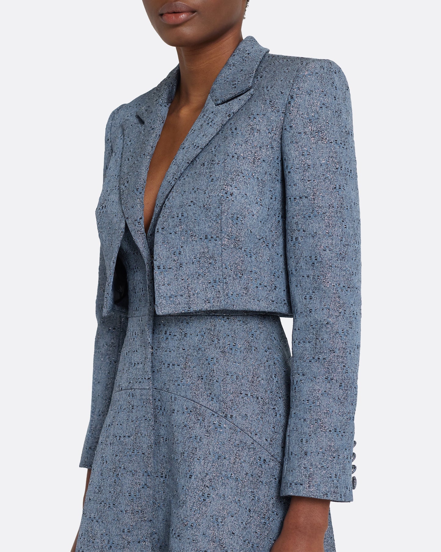 Sabia Jacket in Denim Jacquard