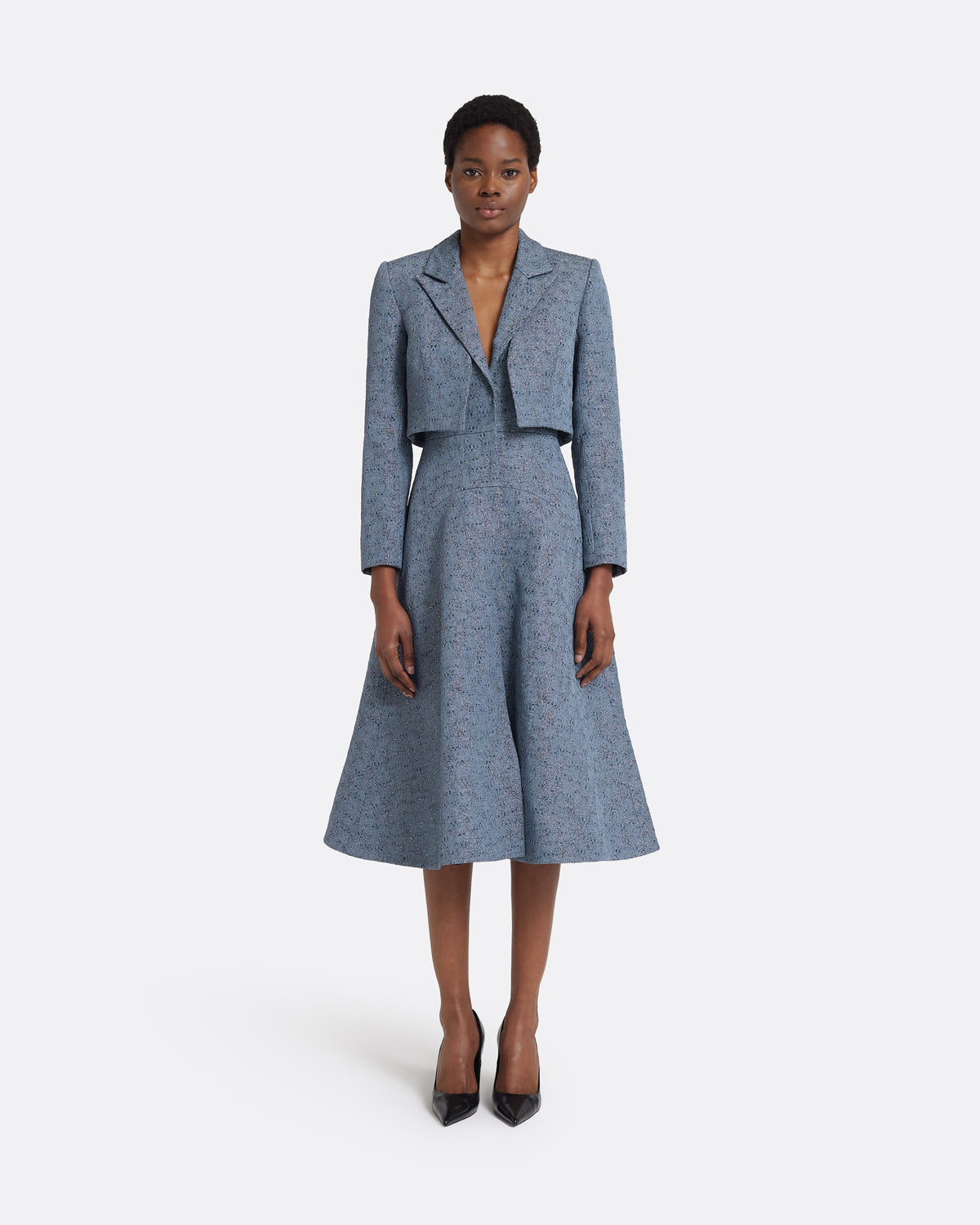 Sabia Jacket in Denim Jacquard