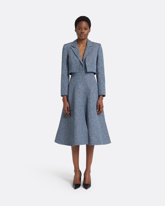 Sabia Jacket in Denim Jacquard