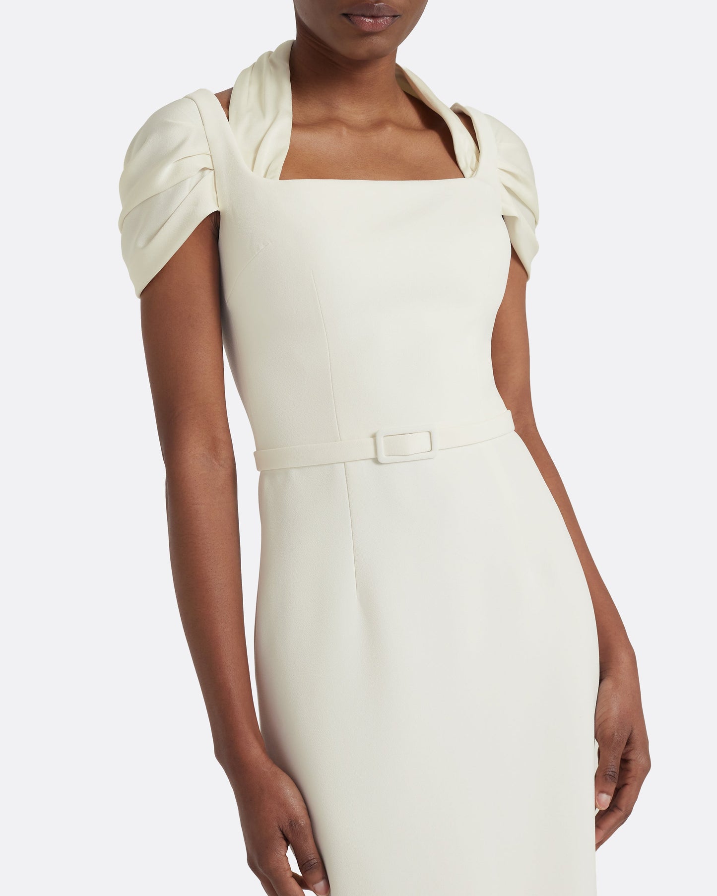 Ifara Midi Dress in Ivory