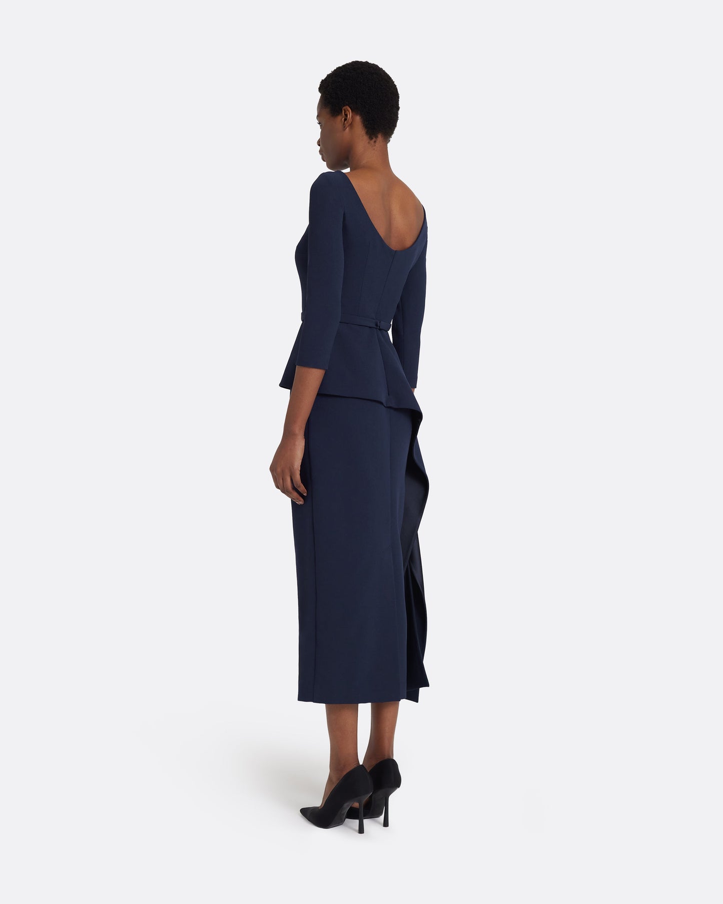 Estelle midi Dress in Maritime Blue