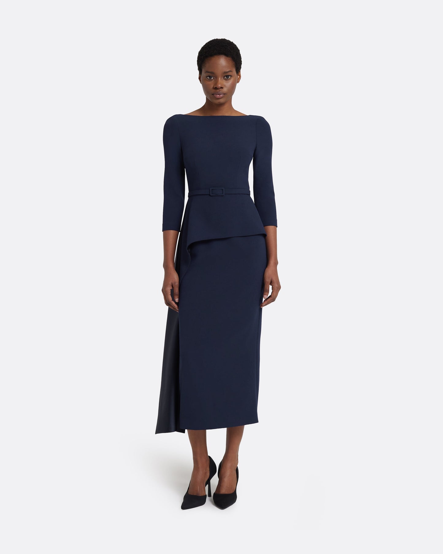 Estelle midi Dress in Maritime Blue