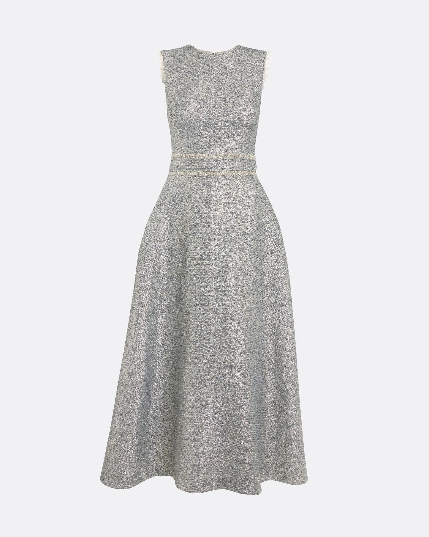 Ornette Midi Dress in Silvery Grey