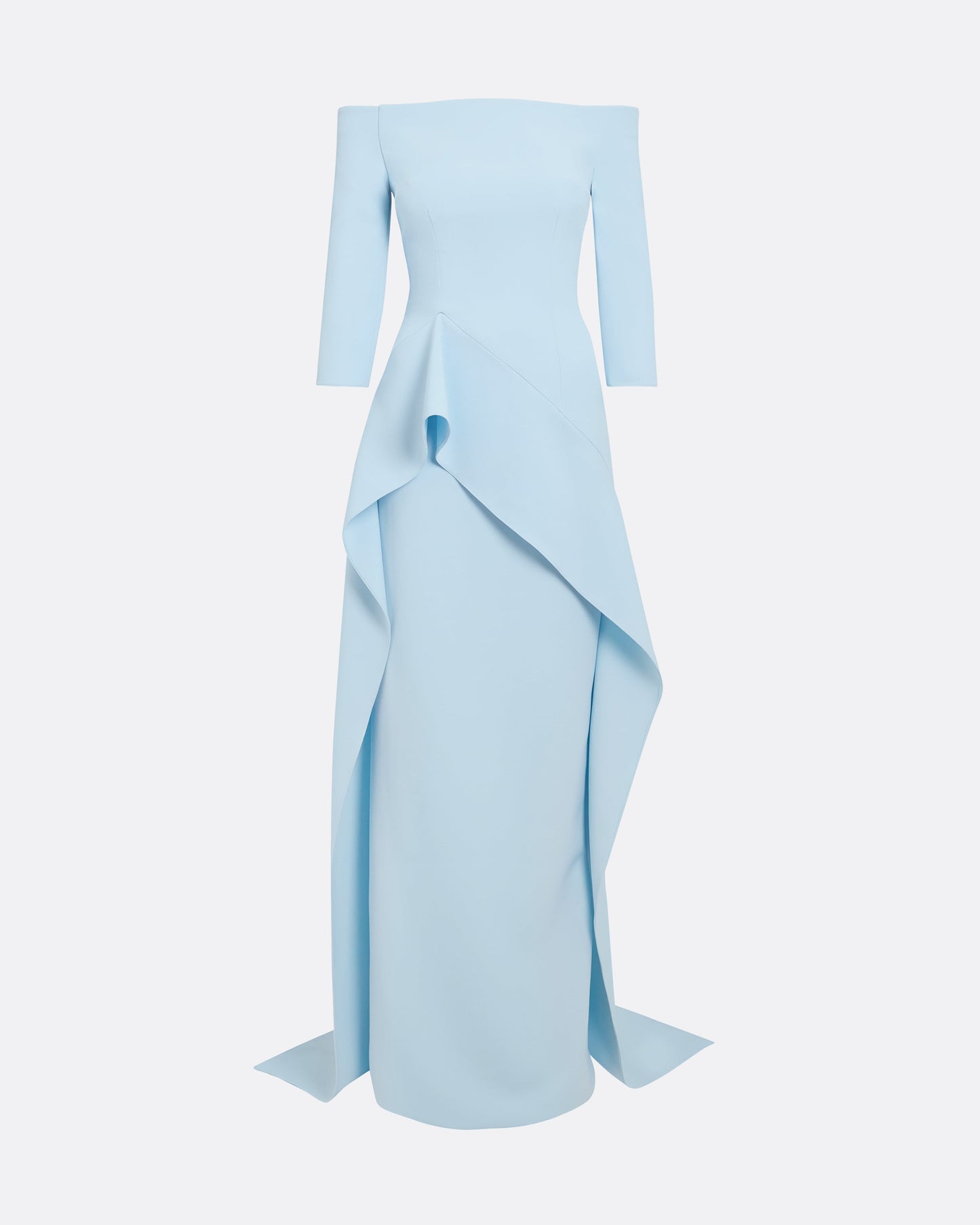 Zetta Long Dress in Pale Blue