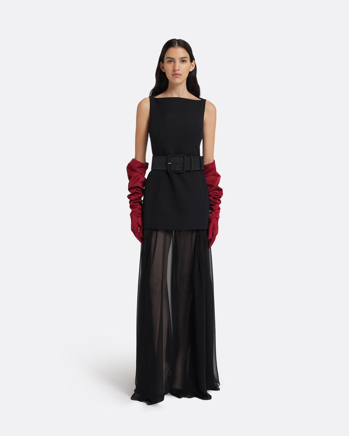 Minna Long Dress in Black