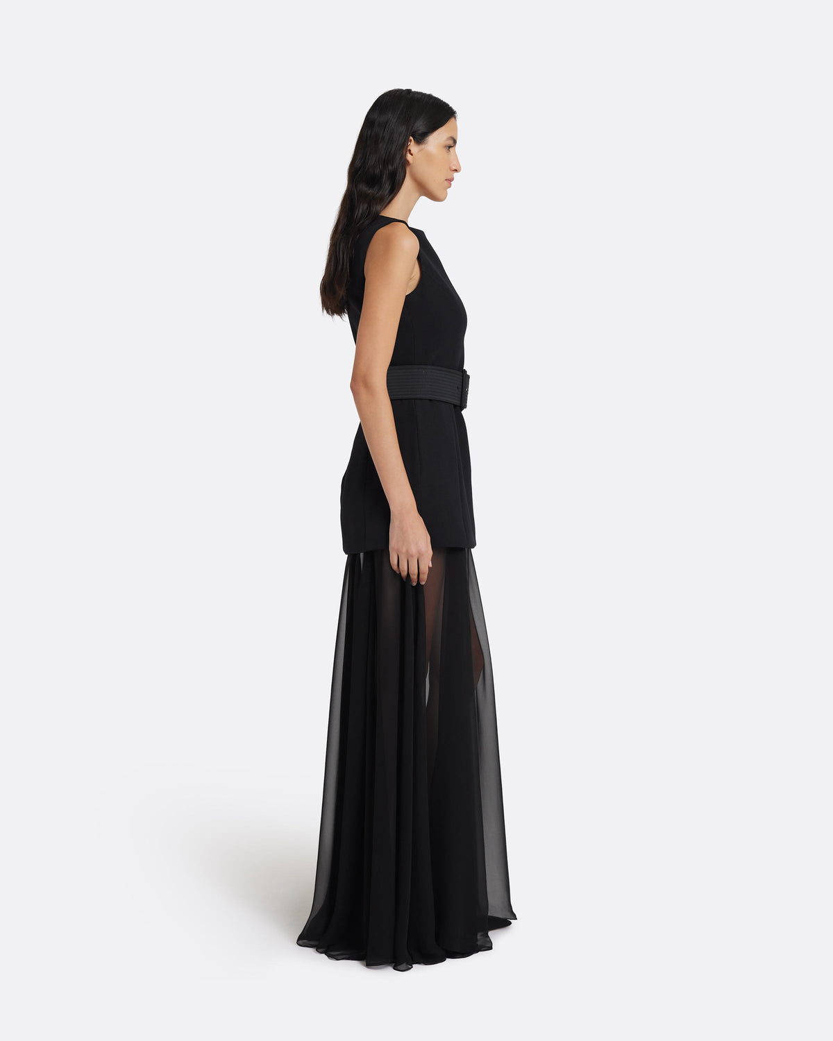 Minna Long Dress in Black