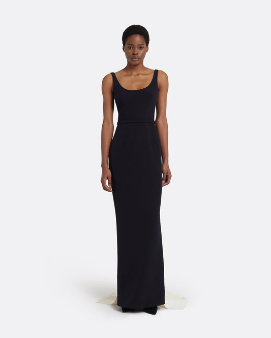 safiyaa dresses Ginevra Cape-effect Embellished Stretch-crepe Gown - Women - White Striking in its simplicity Elegance, shaped in motion. The