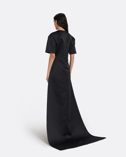 Onaise Long Dress in Black