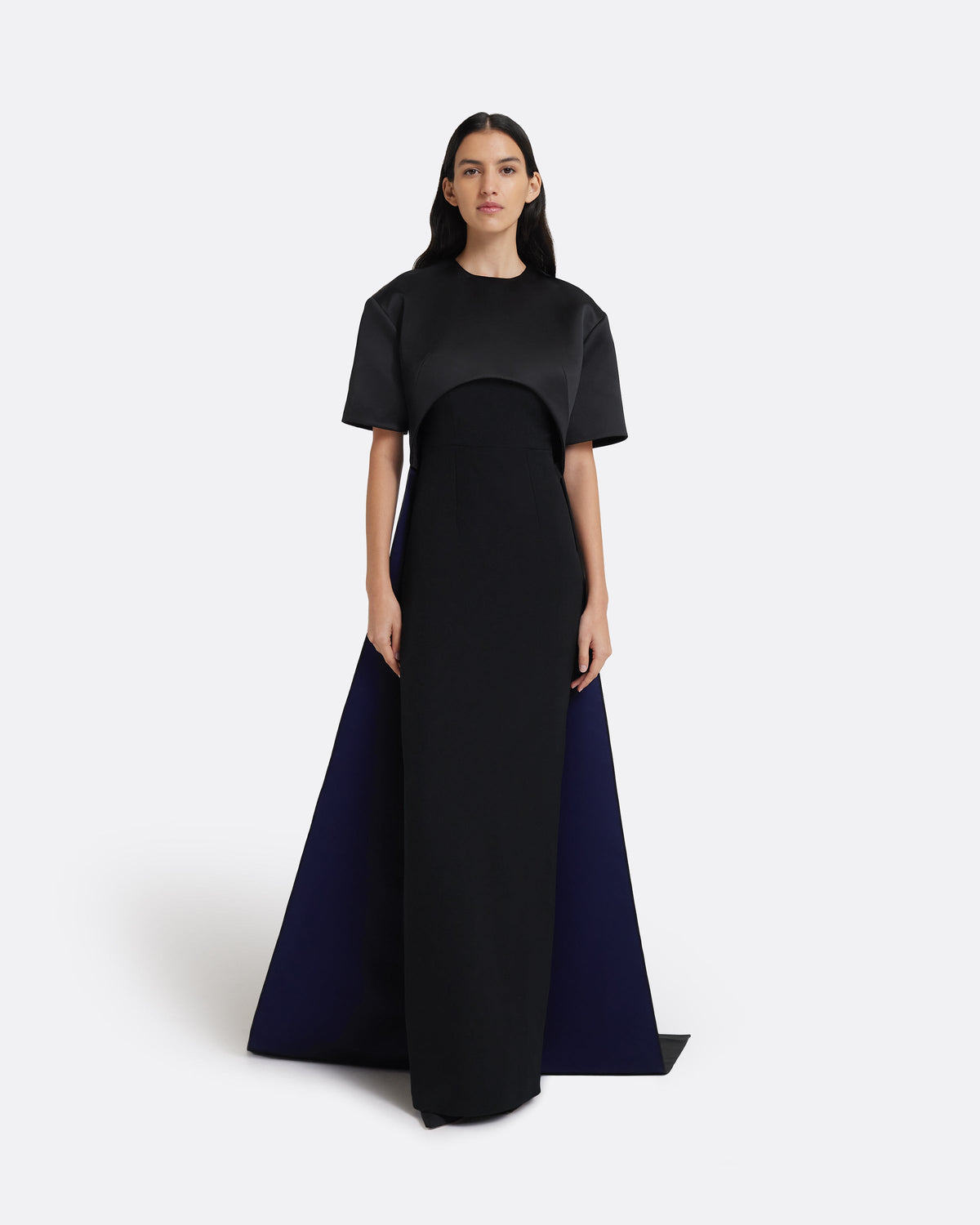 Onaise Long Dress in Black