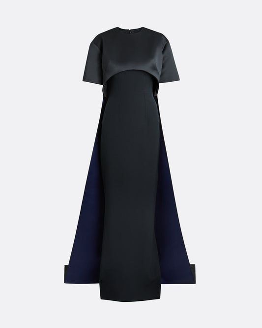 Onaise Long Dress in Black