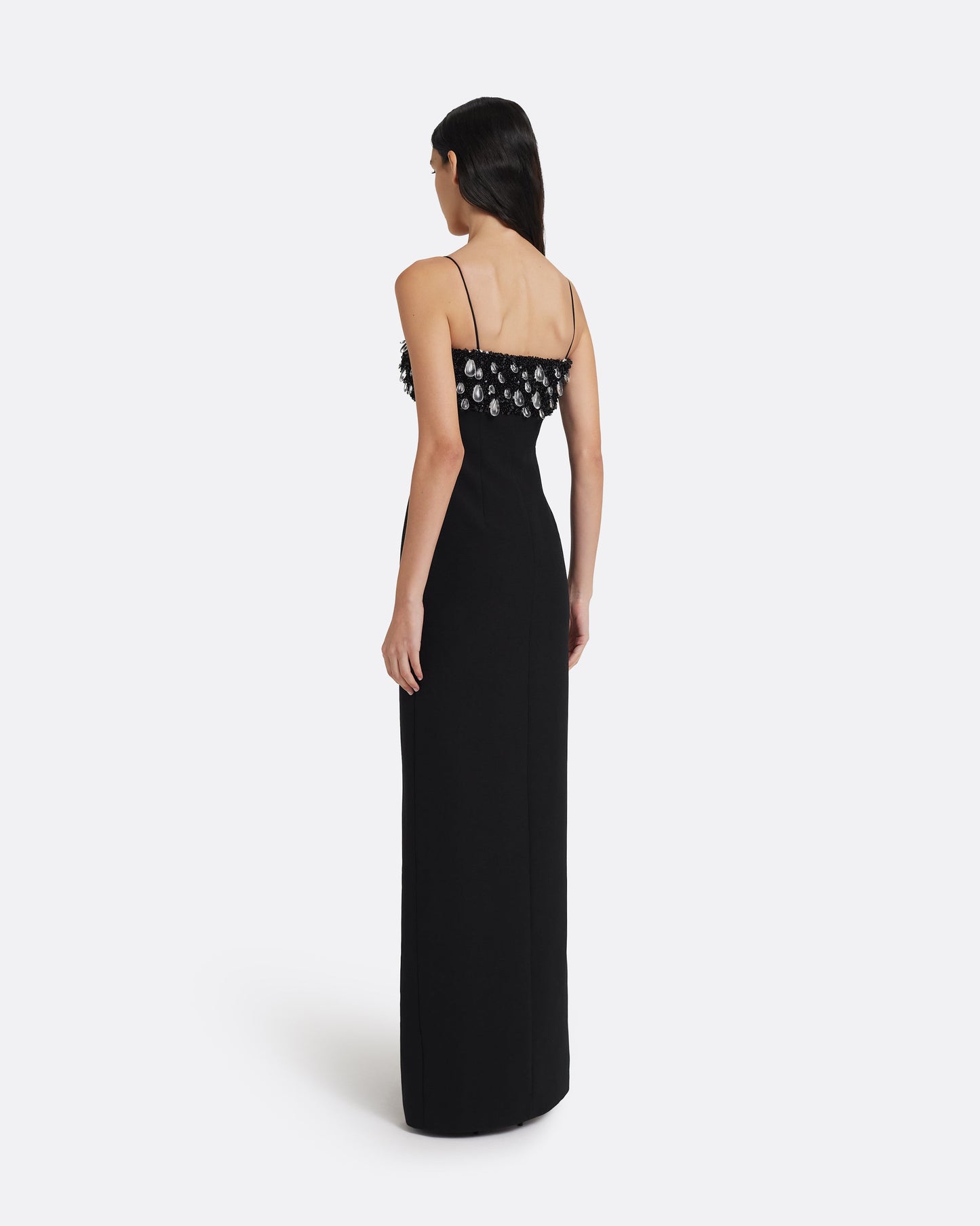 Nyra Long Dress in Black