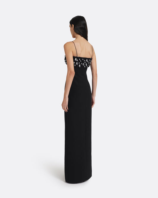 Nyra Long Dress in Black