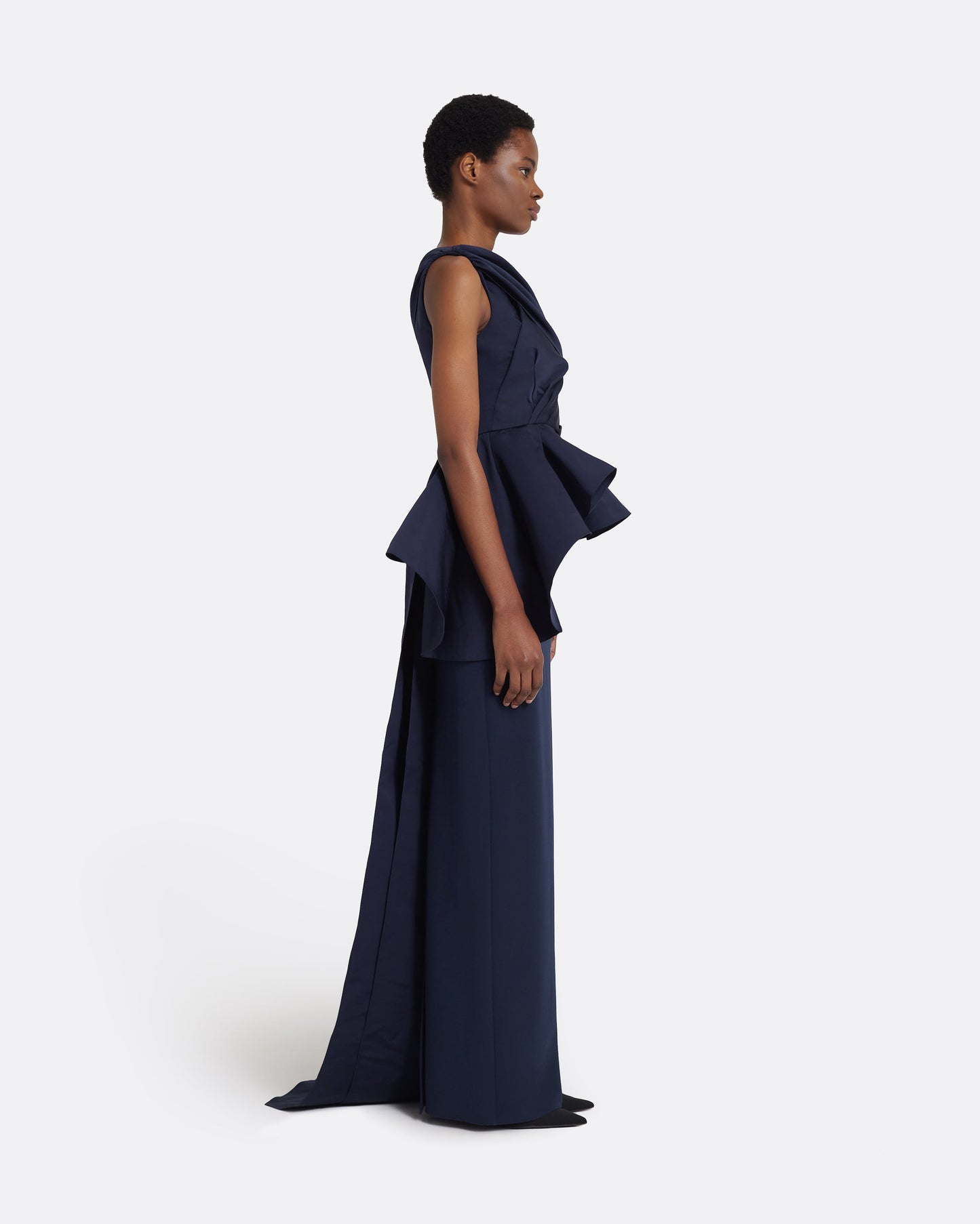 Laverna Long Dress in Maritime Blue