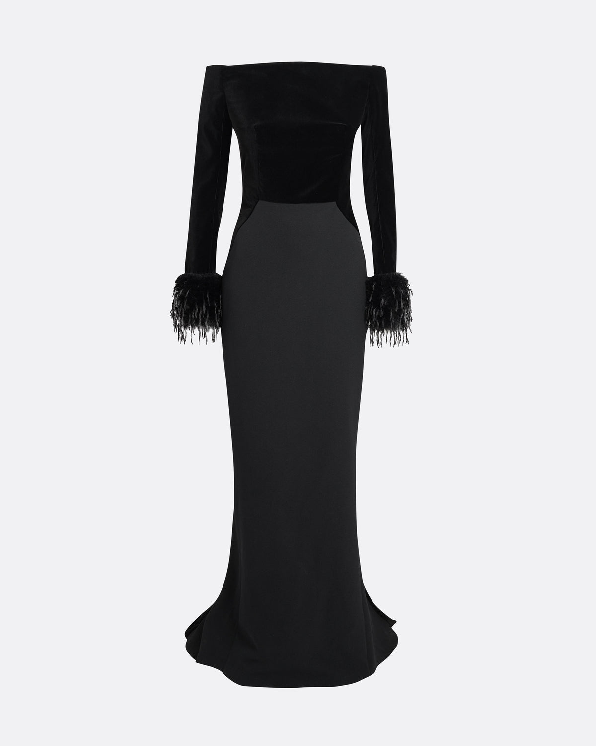 Fiora Long Dress in Black