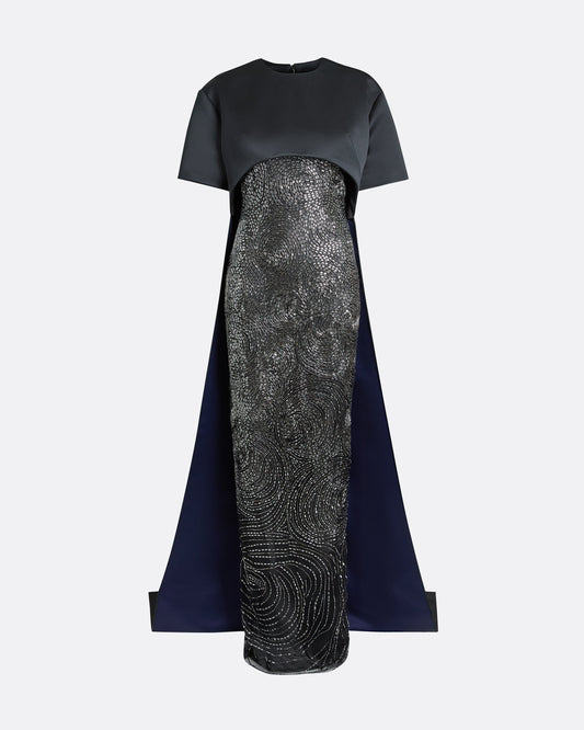 Rionaise Long Dress in Black