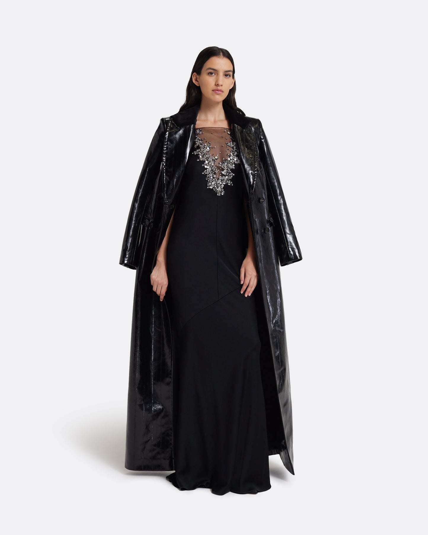 Alain Coat in Black