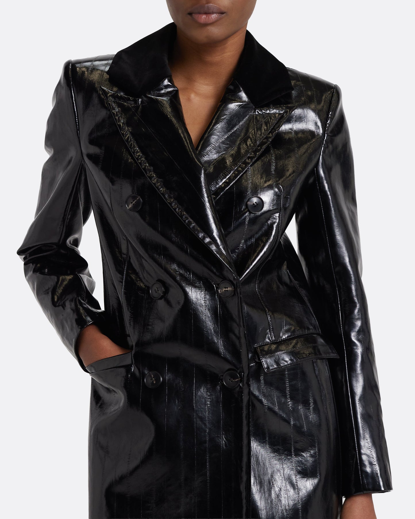 Alain Coat in Black