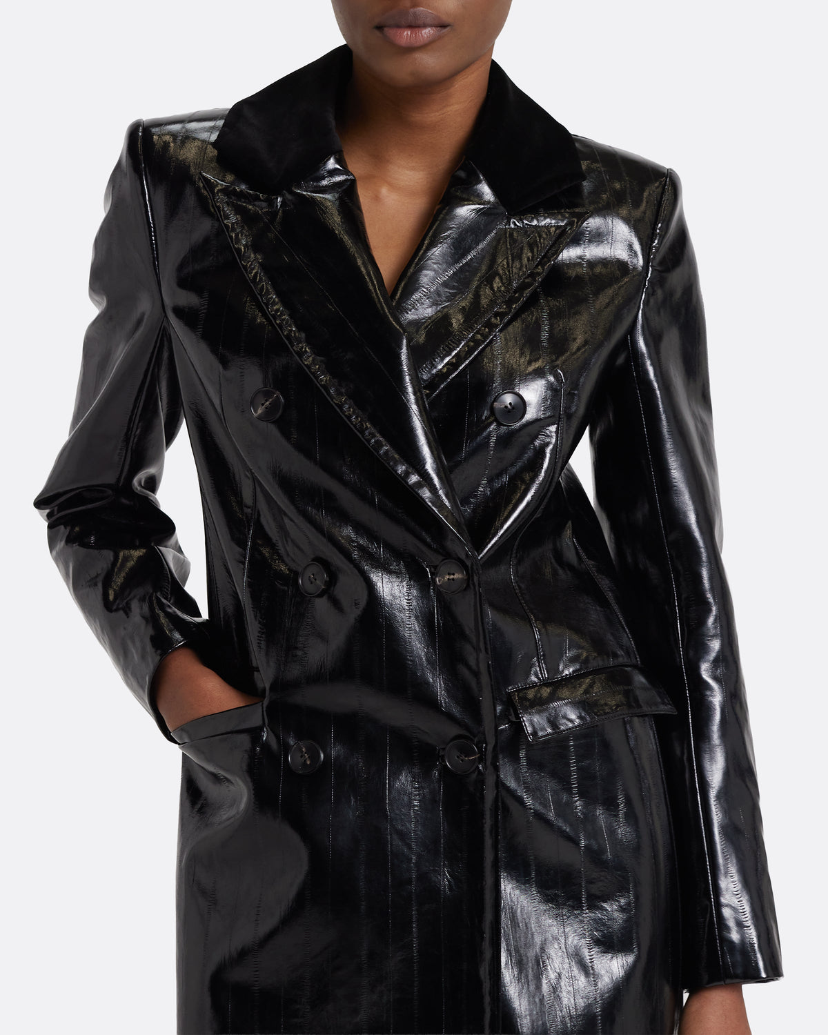 Alain Coat in Black