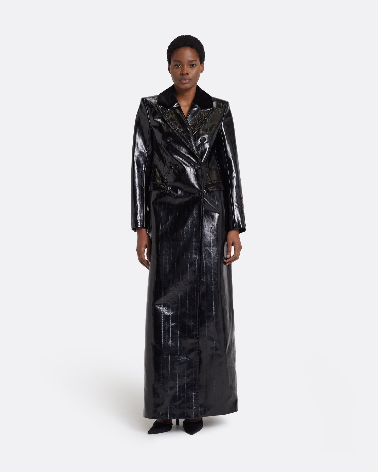 Alain Coat in Black