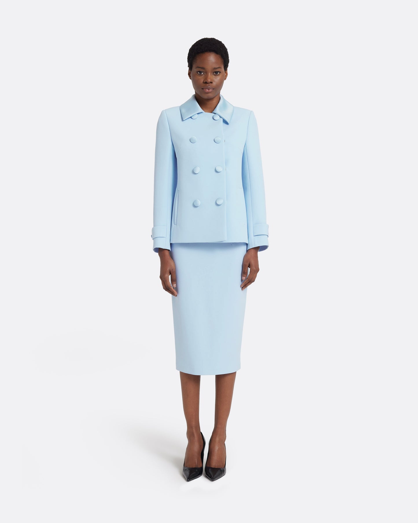 Chiabella Jacket in Pale Blue