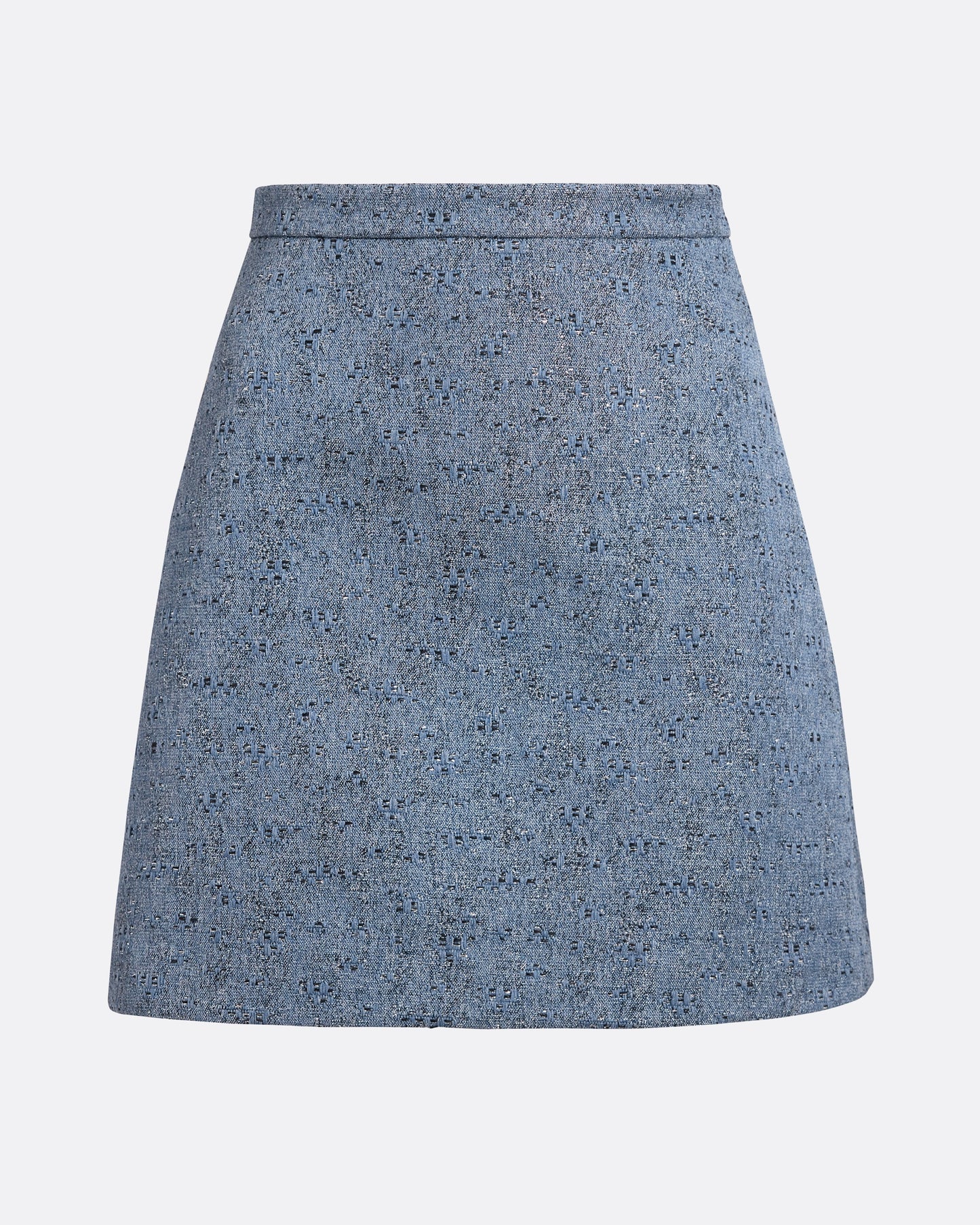 Estoria Mini Skirt in Denim Jacquard