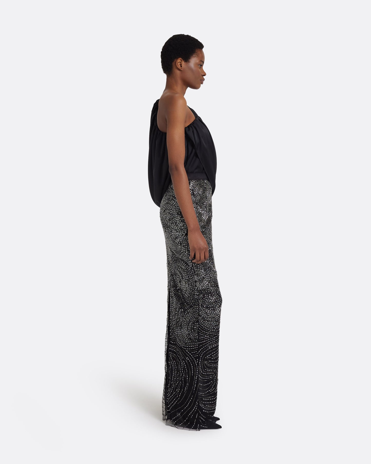 Avena Top in Black