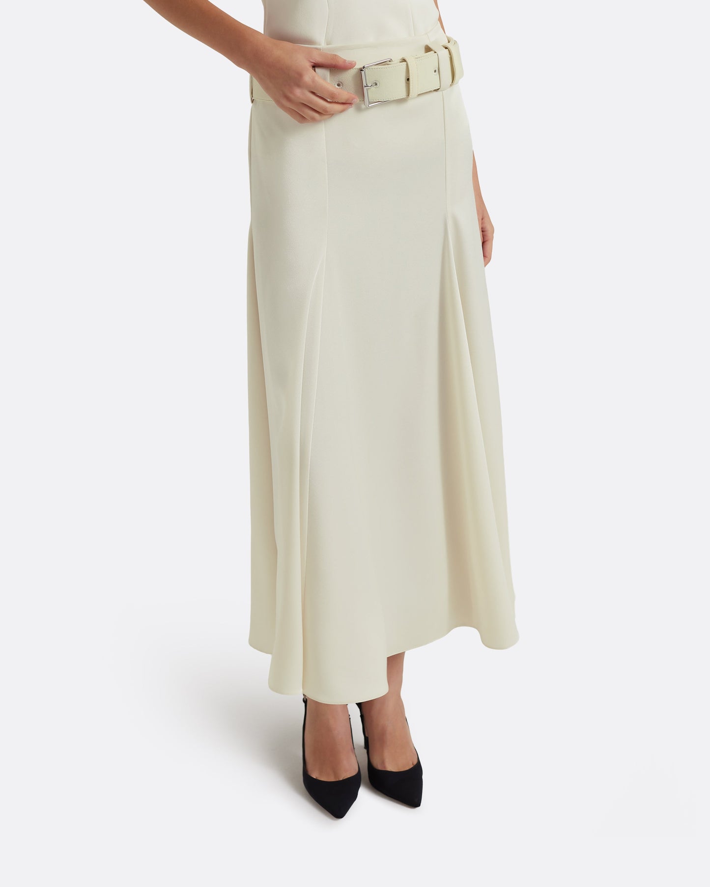 Nuala Skirt in Sorbet with Sorbet Belt