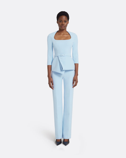 Goldie Trouser in Pale Blue