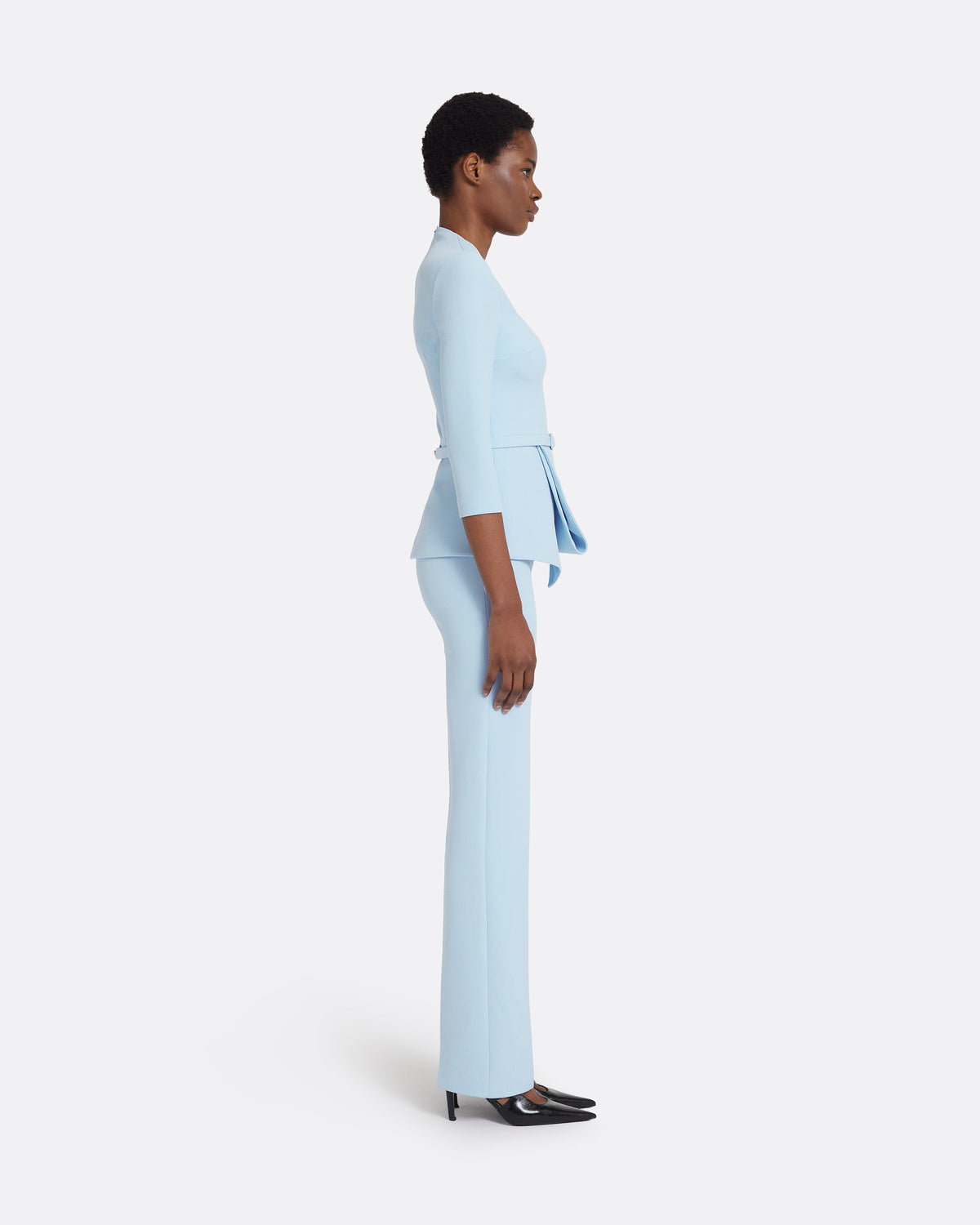 Goldie Trouser in Pale Blue