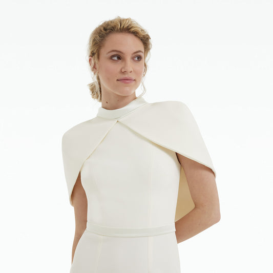 Arella Ivory Midi Dress