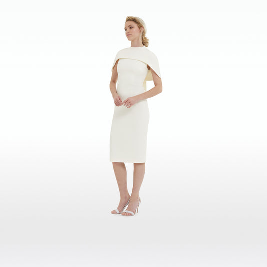 Kalika Ivory Midi Dress