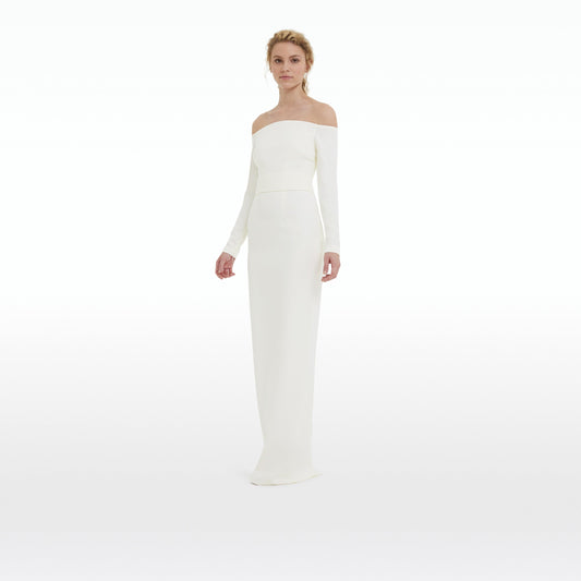 Sariel Ivory Long Dress